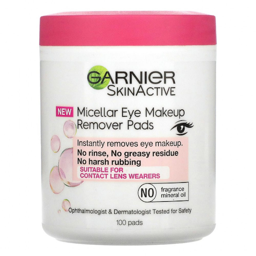 Garnier, SkinActive, мицеллярные подушечки для снятия макияжа, 100 подушечек #1