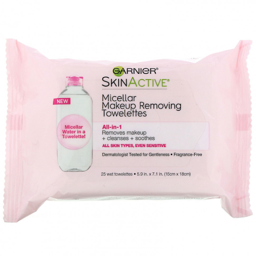 Garnier, SkinActive, мицеллярные салфетки для снятия макияжа, «все в 1», 25 влажных салфеток #1