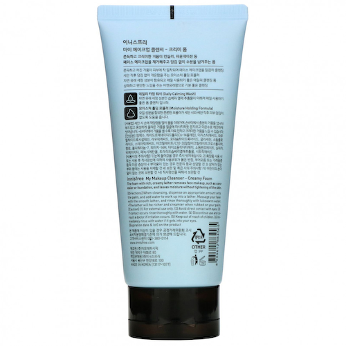 Innisfree, My Makeup Cleanser, Кремообразная пенка, 5,91 жидких унций (175 мл) #1