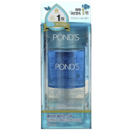 Pond's, Clear Face Spa, средство для снятия макияжа с губ и глаз, 120 мл #1