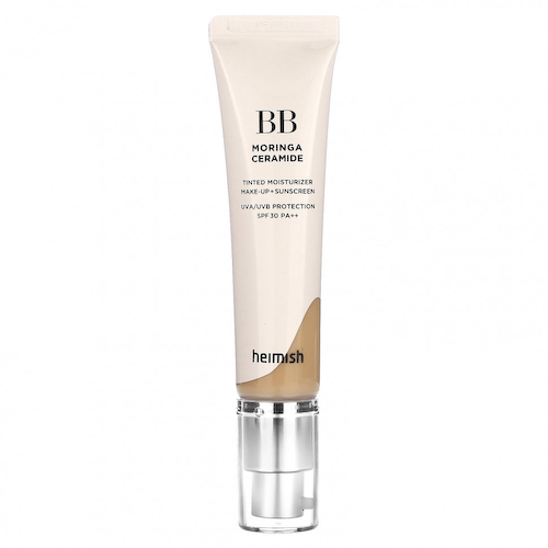 Heimish, BB-крем Moringa Ceramide, тонирующее увлажняющее средство для макияжа и солнцезащитного крема, SPF 30 PA ++, 27N, легкий загар, 30 г (1,05 унции) #1