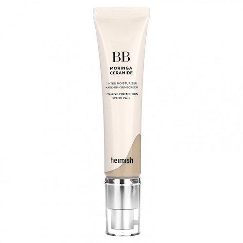 Heimish, BB-крем Moringa Ceramide, тонирующее увлажняющее средство для макияжа и солнцезащитного крема, SPF 30 PA ++, светлый нюд 21C, 30 г (1,05 унции) #1