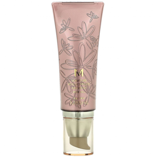Missha, M Signature Real Complete, BB-крем, № 21, светлый розово-бежевый, SPF 25/PA ++, 45 г (1,58 унции) #1