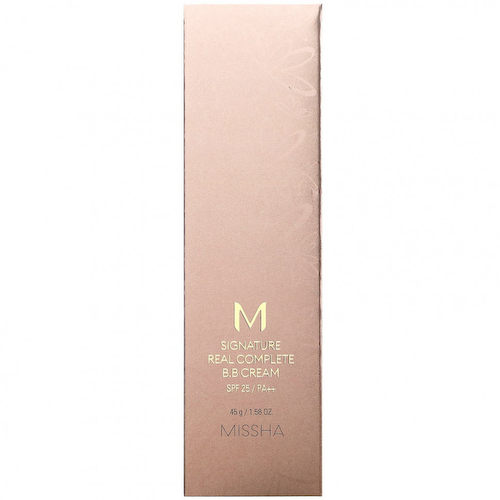Missha, M Signature Real Complete, BB-крем, SPF 25/PA++, № 13, светлый молочно-бежевый, 45 г (1,58 унции) #1