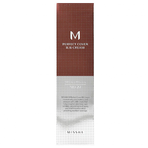 Missha, Perfect Cover BB Cream, BB-крем, SPF 42 PA+++, оттенок 27 медовый бежевый, 50 мл #1