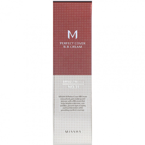 Missha, Perfect Cover BB Cream, BB-крем, SPF 42 PA+++, оттенок 31 золотисто-бежевый, 50 мл #1