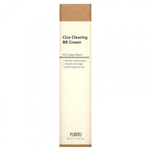 Purito, Cica Clearing BB Cream, #31 Deep Warm, 1 fl oz (30 ml) #1