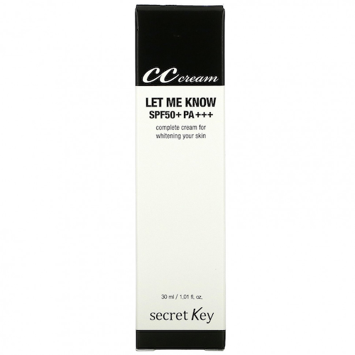 Secret Key, Let Me Know, CC-крем, SPF 50+, PA+++, 30 мл (1,01 жидк. унции) #1
