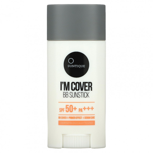Suntique, I'm Cover, BB Sunstick, солнцезащитный крем SPF 50+ PA +++, 15 г (0,52 унции) #1