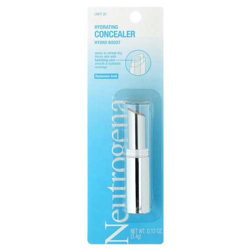 Neutrogena, Hydro Boost, увлажняющий консилер, светлый 20, 3,4 г (0,12 унции) #1