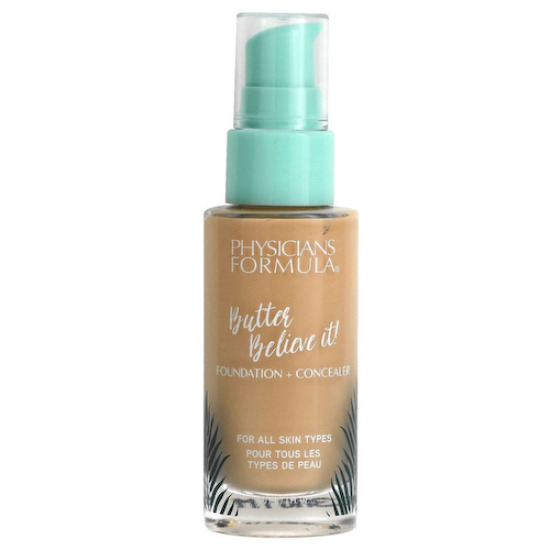 Physicians Formula, Butter Believe It! Тональная основа + консилер, от легкой до средней, 30 мл (1 жидк. Унция) #1