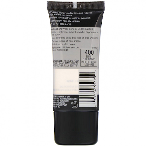 Maybelline, Основа под праймер FaceStudio, Master Prime, оттенок Blur + Pore Minimize, 30 мл #1