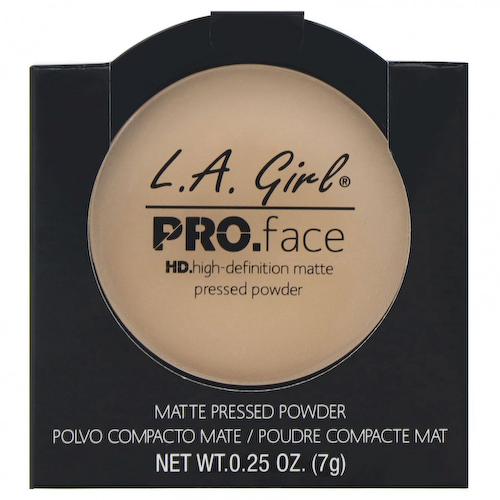 L.A. Girl, Компактная матирующая пудра для лица Pro Face HD, оттенок «Нюдовый беж», 7 г #1