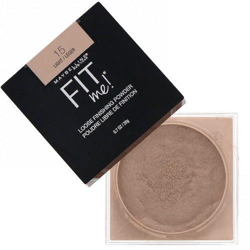 Maybelline, Fit Me, рассыпчатая пудра, оттенок 15 «Светлый», 20 г #1