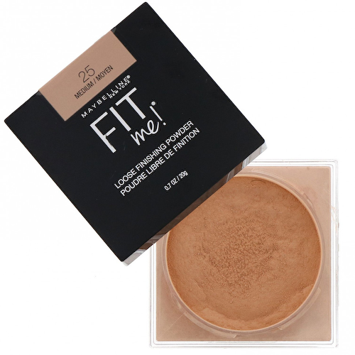 Maybelline, Fit Me, рассыпчатая пудра, оттенок 25 «Бежевый», 20 г #1
