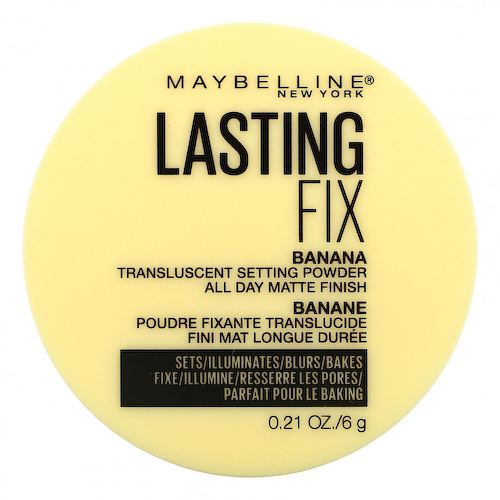 Maybelline, Lasting Fix, полупрозрачная закрепляющая пудра, банан, 6 г (0,21 унции) #1