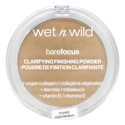 wet n wild, Barefocus, очищающая финишная пудра, светлая / средняя, 7,8 г (0,27 унции) #1
