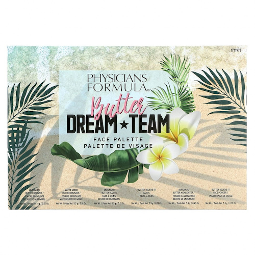 Physicians Formula, Butter Dream Team, палитра для лица, 1 палитра #1