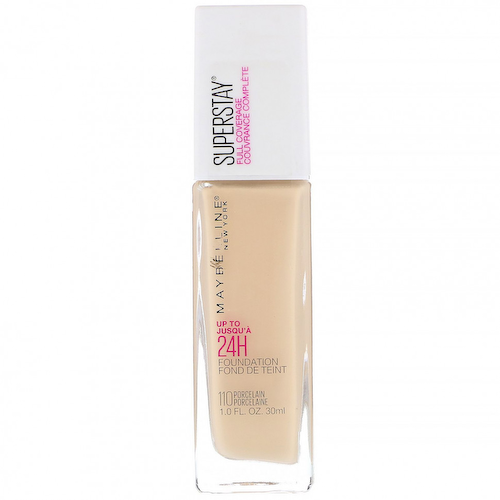 Maybelline, Super Stay, основа для максимальной плотности, оттенок 110 «Фарфор», 30 мл #1