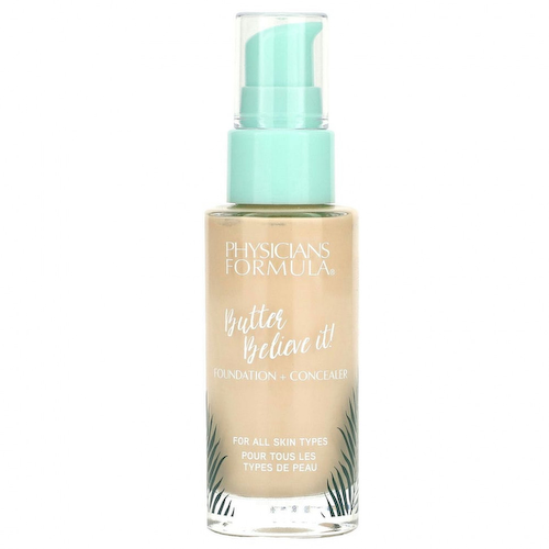 Physicians Formula, Butter Believe It, тональная основа + консилер, светлая, 1 fl. унция $ 12.99 (1 жидк. унция) #1