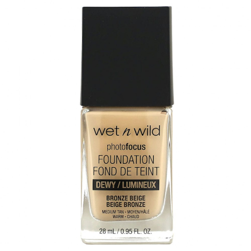 wet n wild, PhotoFocus Foundation, бронзово-бежевый, 28 мл (0,95 жидк. Унции) #1