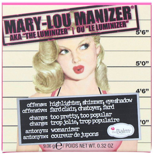 theBalm Cosmetics, Mary-Lou Manizer, хайлайтер и тени, 9,06 г #1