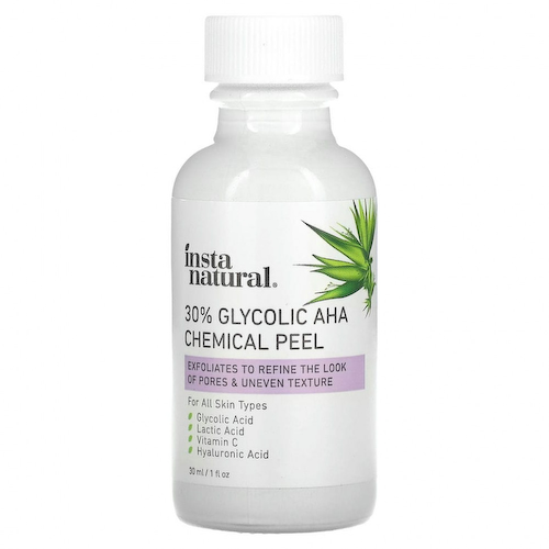 InstaNatural, химический пилинг с 30% гликолевой кислотой АГК, 30 мл (1 жидк. унция) #1