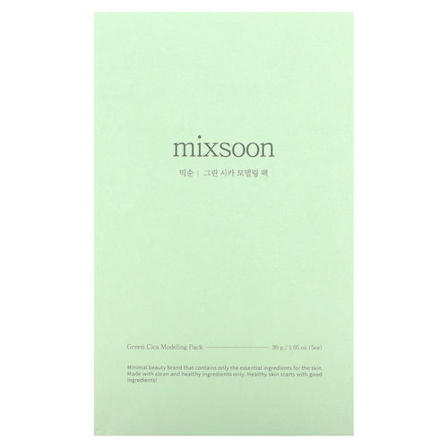 Mixsoon, Green Cica Modeling Pack, 5 упаковок по 30 г (1,05 унции) #1