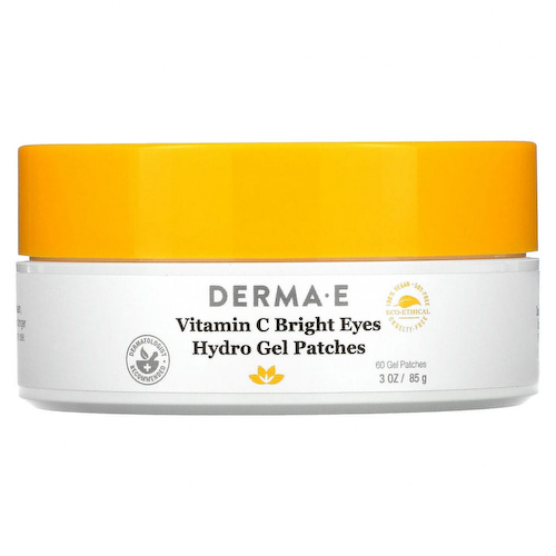 Derma E, Bright Eyes, гидрогелевые патчи с витамином C, 60 патчей, 85 г (3 унции) #1