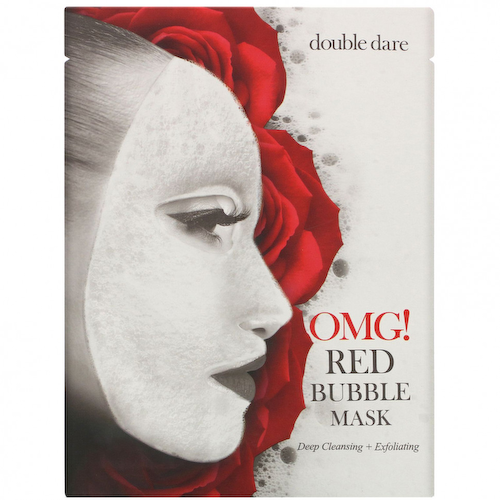 Double Dare, Red Bubble Beauty Mask, маска для лица, 1 шт., 20 г (0,71 унции) #1