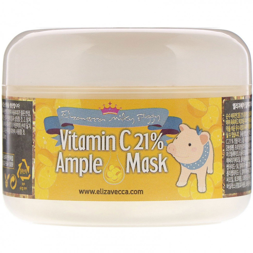 Elizavecca, Milky Piggy, маска для лица с 21% витамина С, 100 г (3,53 унции) #1