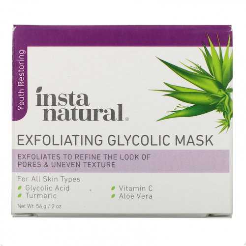 InstaNatural, отшелушивающая гликолевая маска, 56 г (2 унции) #1