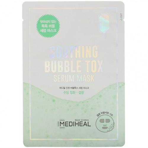 Mediheal, Soothing Bubble Tox Serum Beauty Mask, маска для лица с сывороткой, 1 шт., 18 мл #1