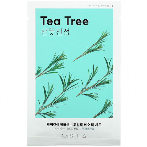 Missha, Тканевая маска Airy Fit Beauty Sheet Mask, Tea Tree, 1 лист, 19 г #1