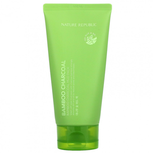 Nature Republic, Грязевая маска с бамбуковым углем, 150 г (5,29 унции) #1