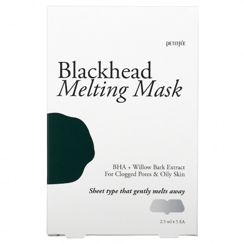 Petitfee, Blackhead Melting Beauty Mask, 5 Patches, 2.5 ml Each #1