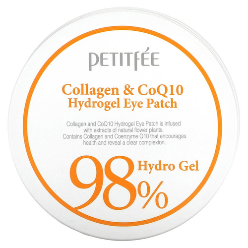 Petitfee, Патчи для глаз с коллагеном и гидрогелем CoQ10, 60 шт, 1,4 г каждый #1
