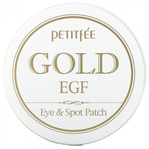 Petitfee, золото и эпидермальный фактор роста (EGF), патчи для глаз и от прыщей, 60 патчей для глаз и 30 патчей от прыщей #1