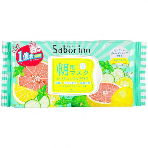Saborino, утренняя маска для лица, грейпфрут, 32 шт, 306 мл #1