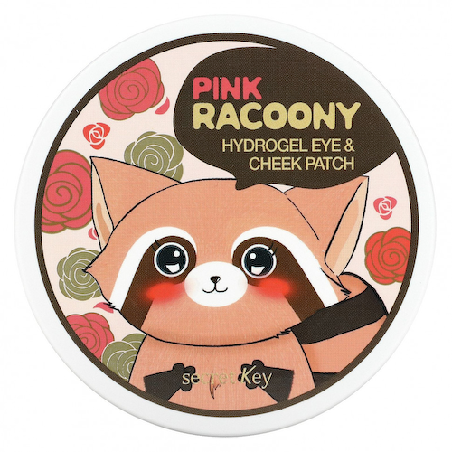 Secret Key, Pink Racoony, гидрогелевые патчи для кожи вокруг глаз и лица, 60 патчей, 90 г (3,17 унции) #1