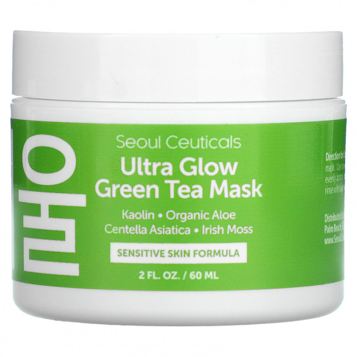SeoulCeuticals, Ultra Glow, маска для красоты с зеленым чаем, 60 мл (2 жидк. Унции) #1
