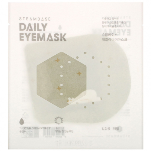Steambase, Daily Eyemask, без запаха, 1 маска #1