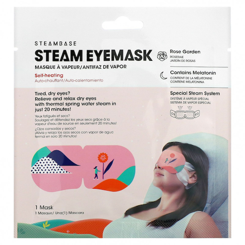 Steambase, Паровая маска для глаз, Rose Garden, 1 маска #1