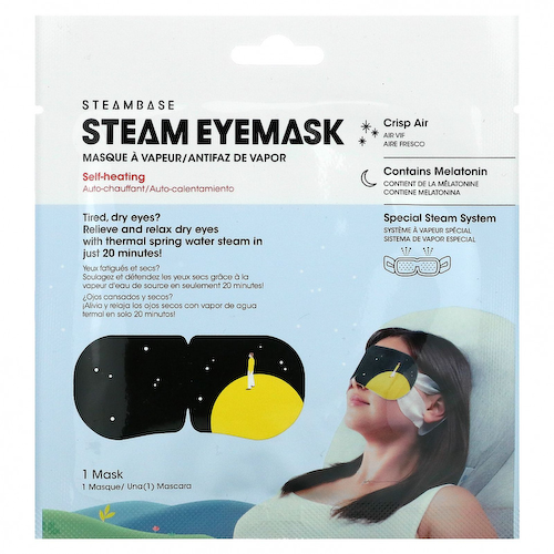 Steambase, Паровая маска для глаз, Crisp Air, 1 маска #1