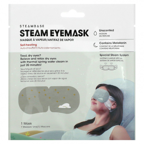 Steambase, Паровая маска для глаз, без запаха, 1 маска #1