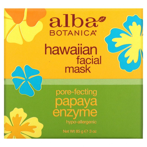 Alba Botanica, гавайская маска для лица, с ферментом папайи для сужения пор, 85 г (3 унции) #1