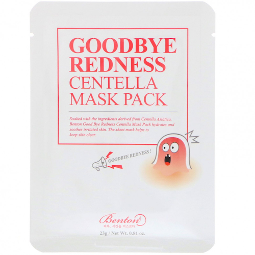 Benton, Goodbye Redness, упаковка масок с готу колой против покраснений, 10 шт. по 23 г (0,81 унции) #1