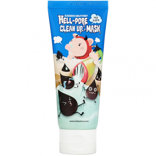 Elizavecca, Hell-Pore Clean Up, маска для очищения пор, 100 мл (3,38 жидк. унции) #1