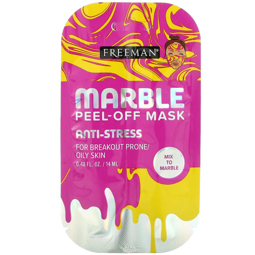 Freeman Beauty, Marble Peel-Off Mask, Anti-Stress, 1 Mask, 0.48 fl oz (14 ml) #1