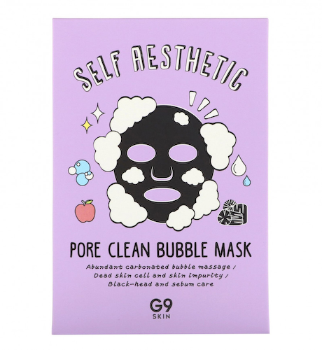 G9skin, Self Aesthetic, маска с пузырьками для очистки пор, 5 шт. по 23 мл (0,78 жидк. унции) #1